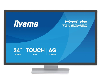 Monitor LED 24" (23,5"-26,4") iiyama ProLite T2452MSC-W1AG dotykowy